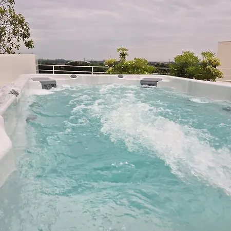 Apartment Skyline Rooftop Swim *